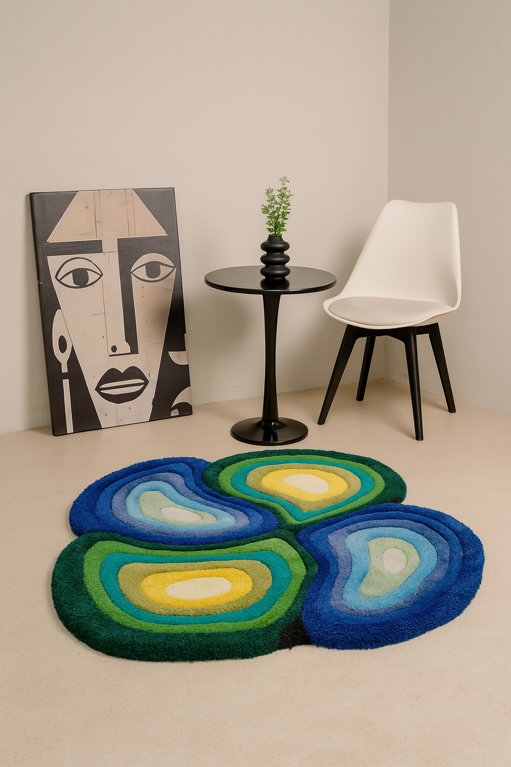 Meadow Bloom Daisy Pattern Rug by Just Rugs