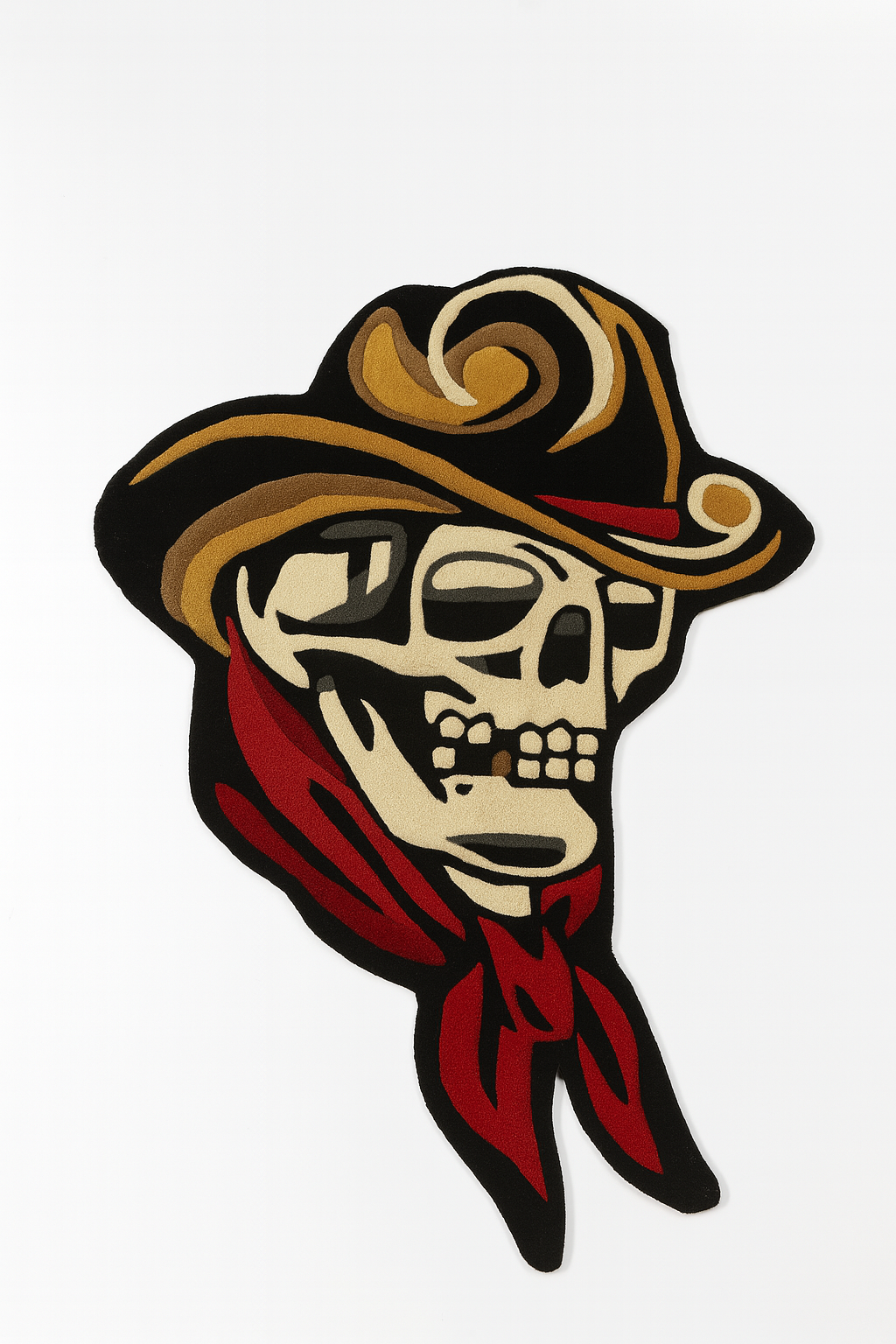Cowboy Skull Rug