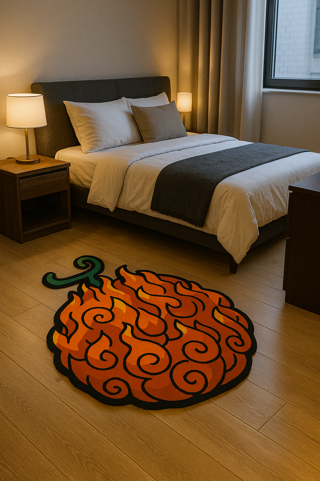 Mera Mera no Mi – Ace Devil Fruit One Piece Rug