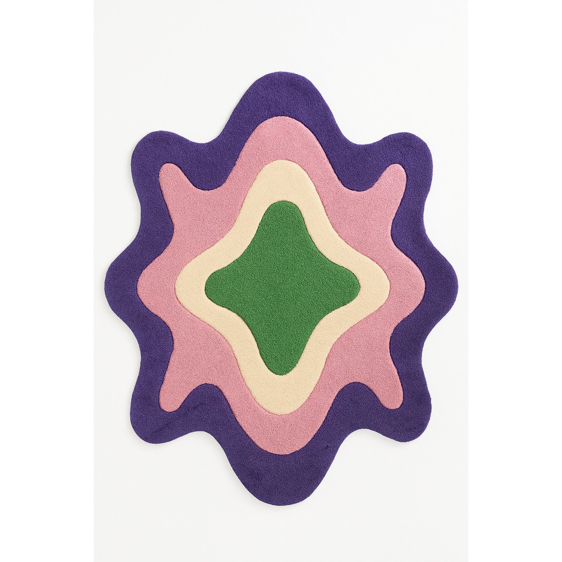 Abstract Pastel Splash Rug by Just Rugs