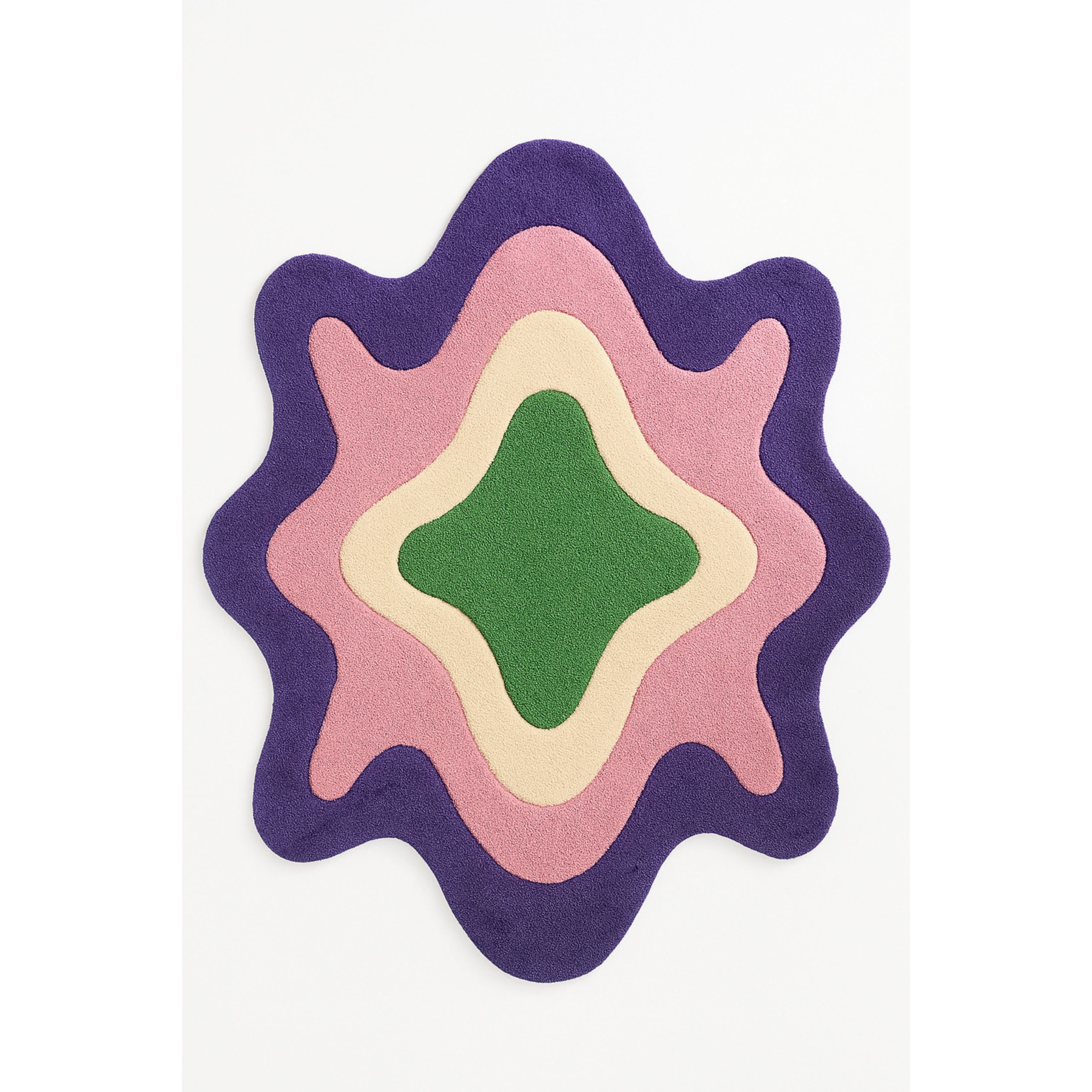 Abstract Pastel Splash Rug by Just Rugs