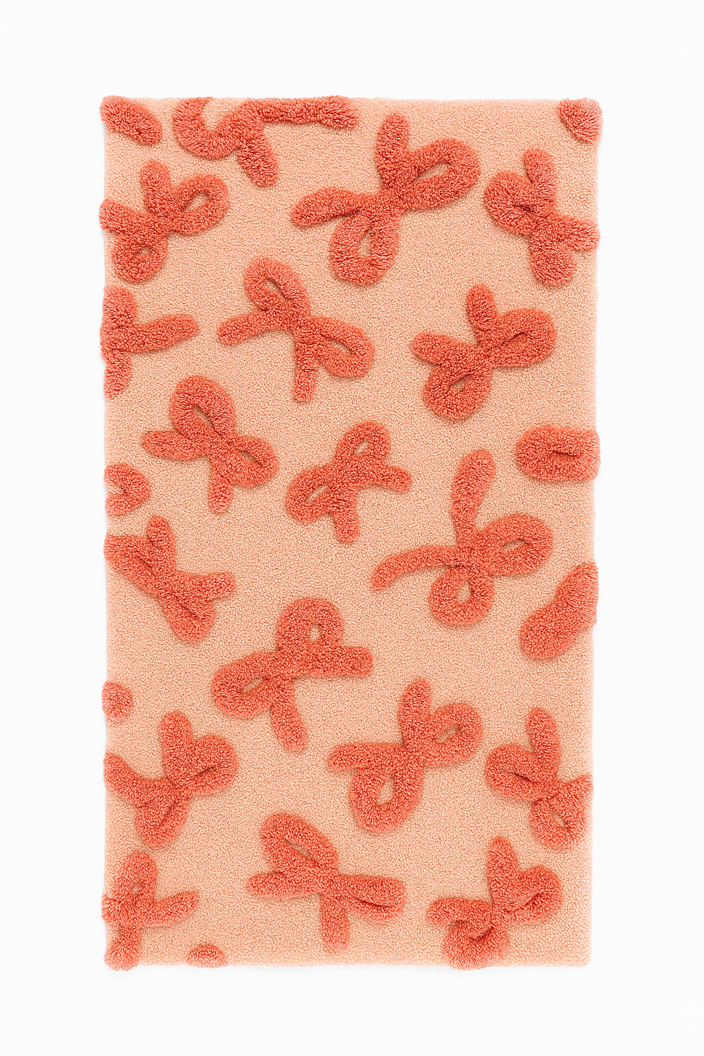 Rosette Ribbons Hand-Tufted 3D Rug
