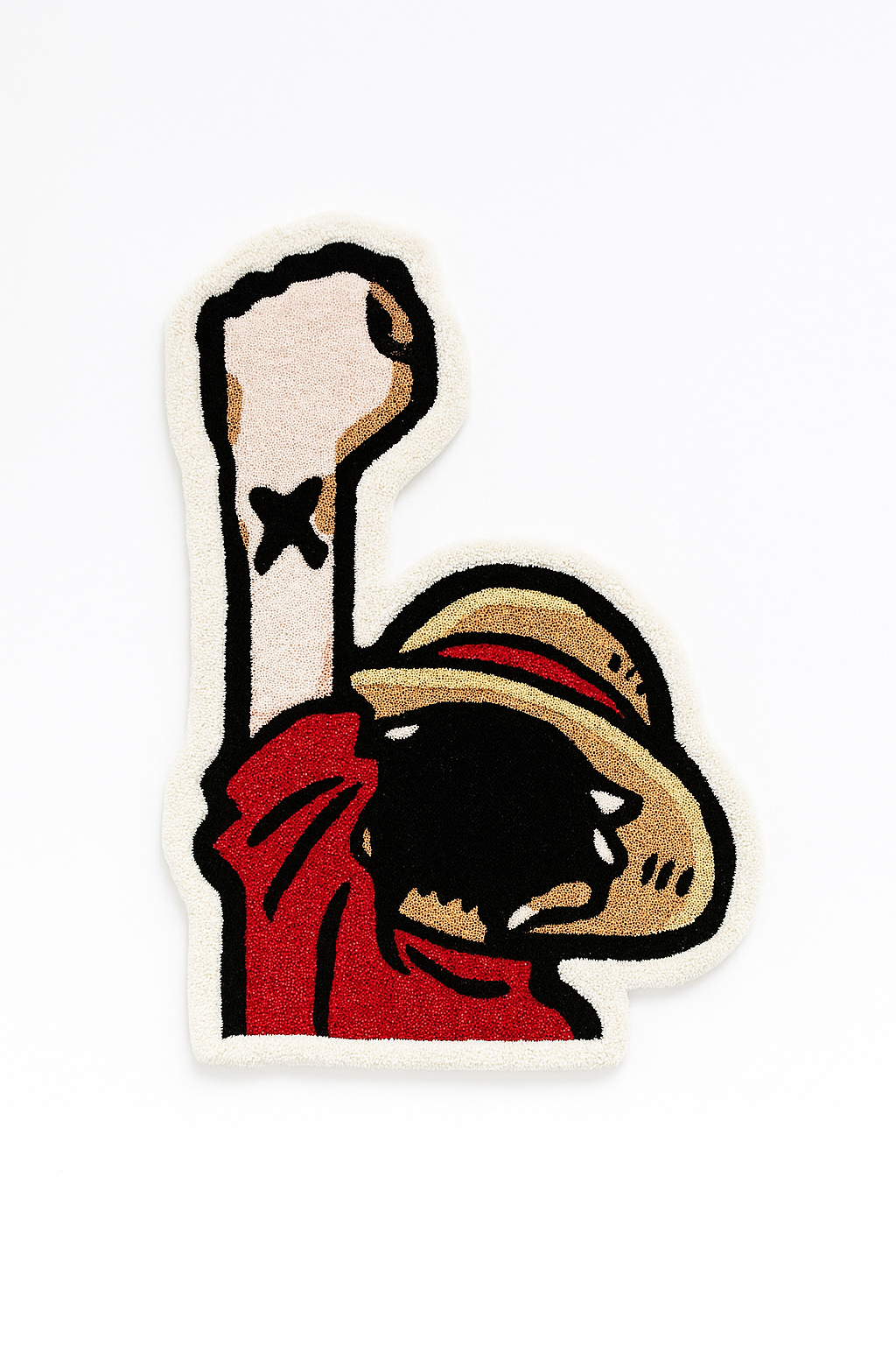 Luffy one piece hand tufted rug
