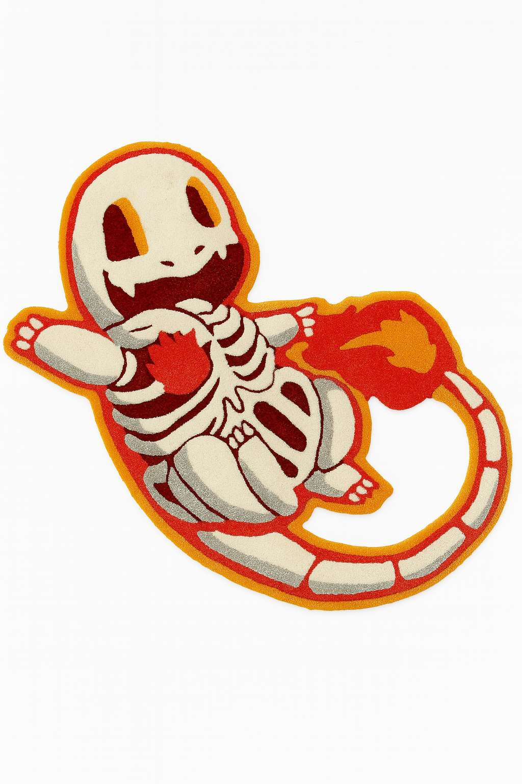 Charmander Skeleton Pokemon Rug