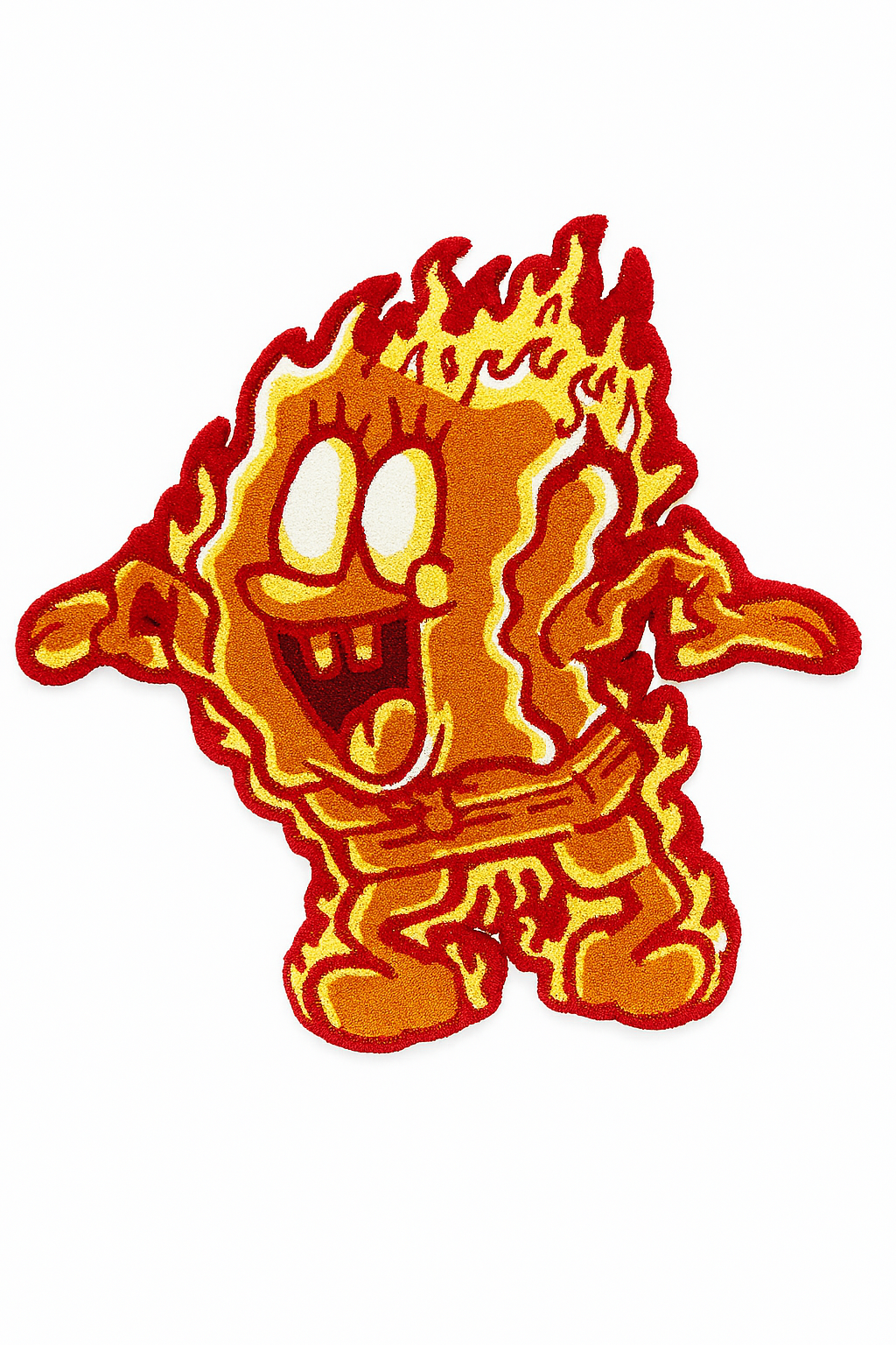 Spongebob Fire rug