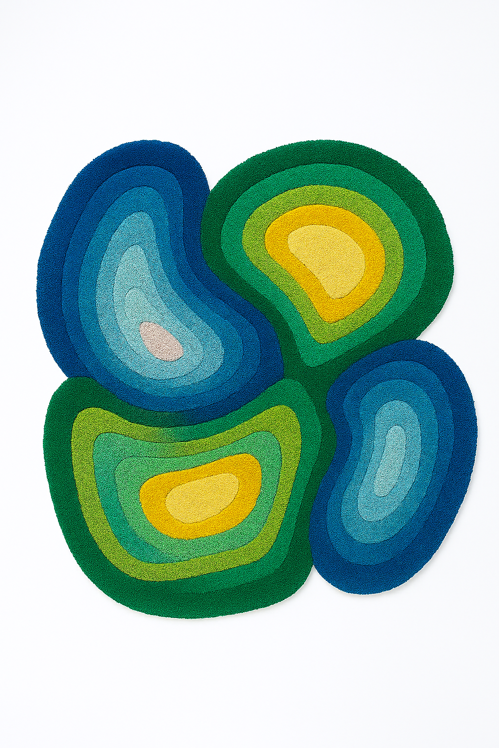 Meadow Bloom Daisy Pattern Rug by Just Rugs