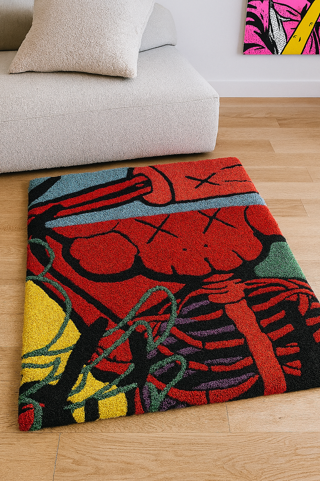 KAWS Art Rug