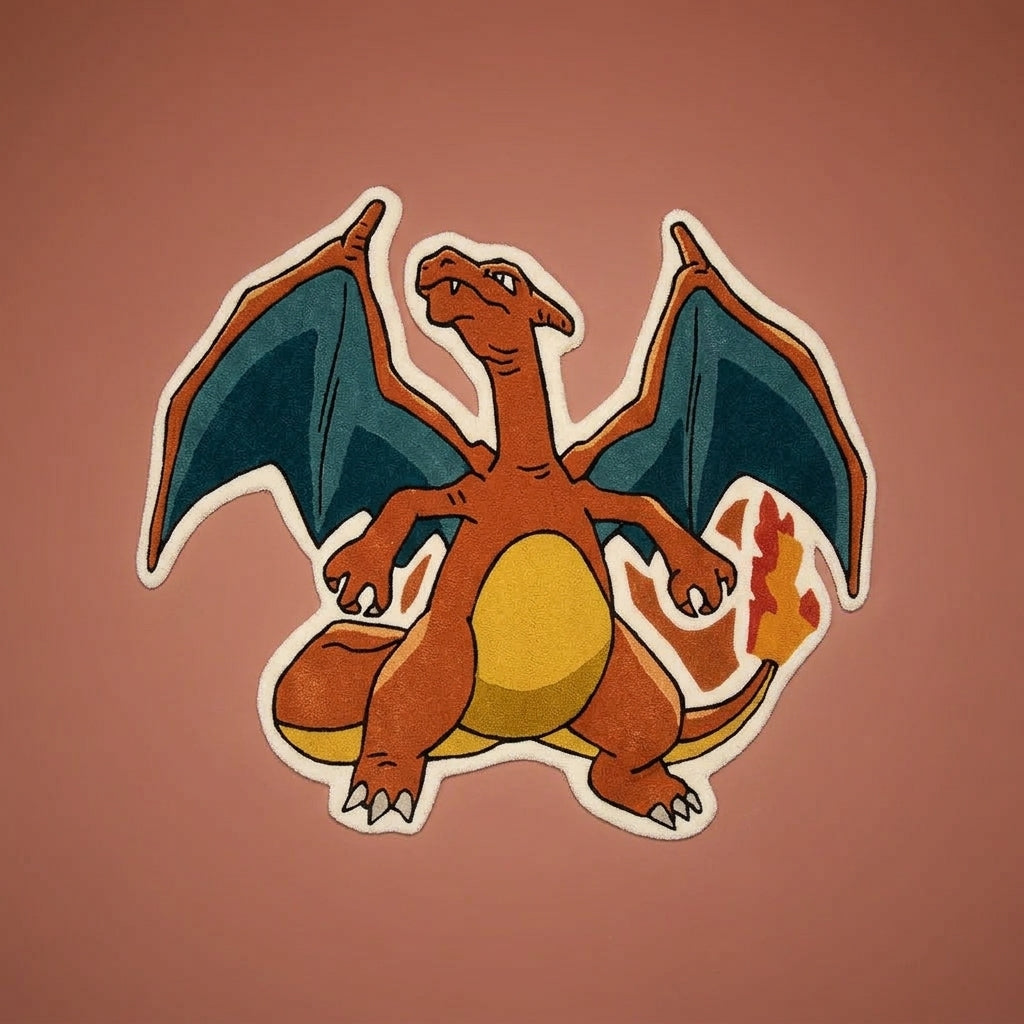 charizard pokemon card rug Charizard Pokémon Rug – Just Rugs