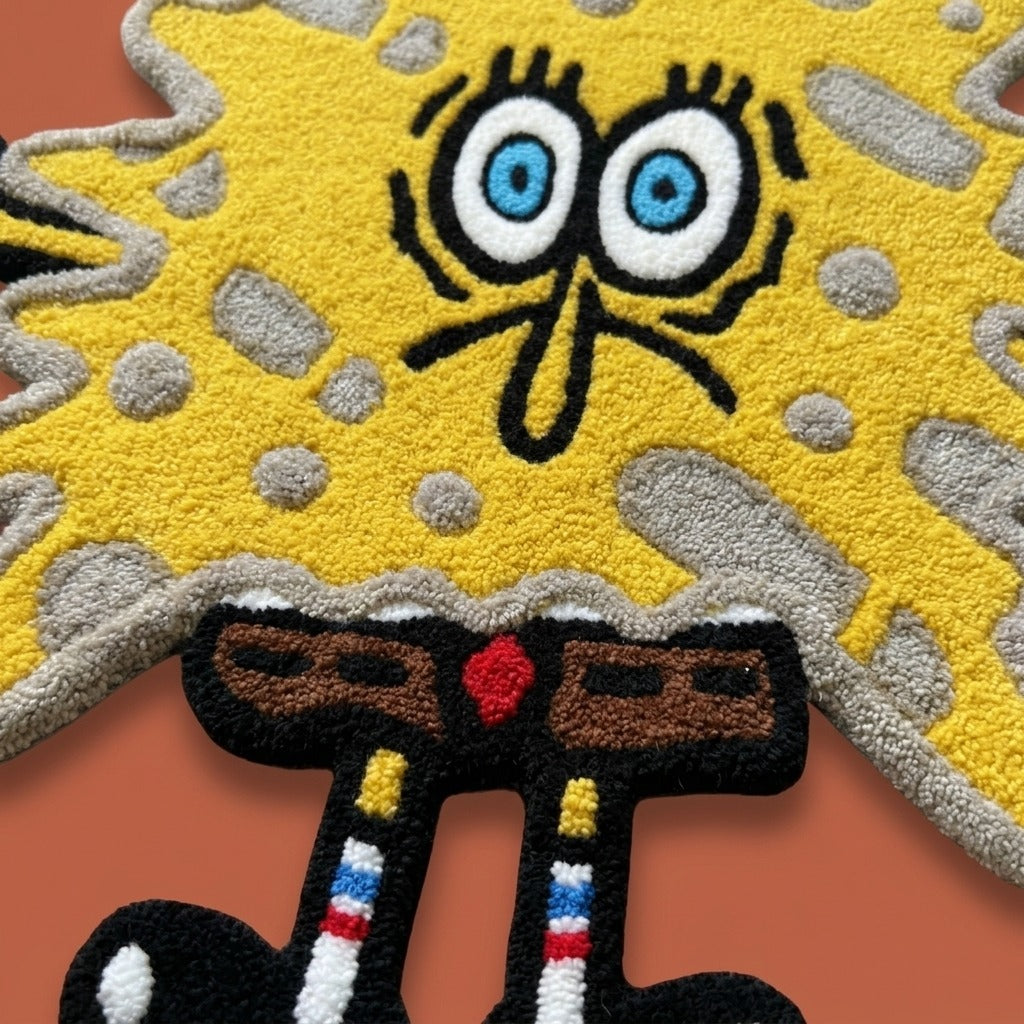 Hand-Tufted Fun Sponge Splatter Rug