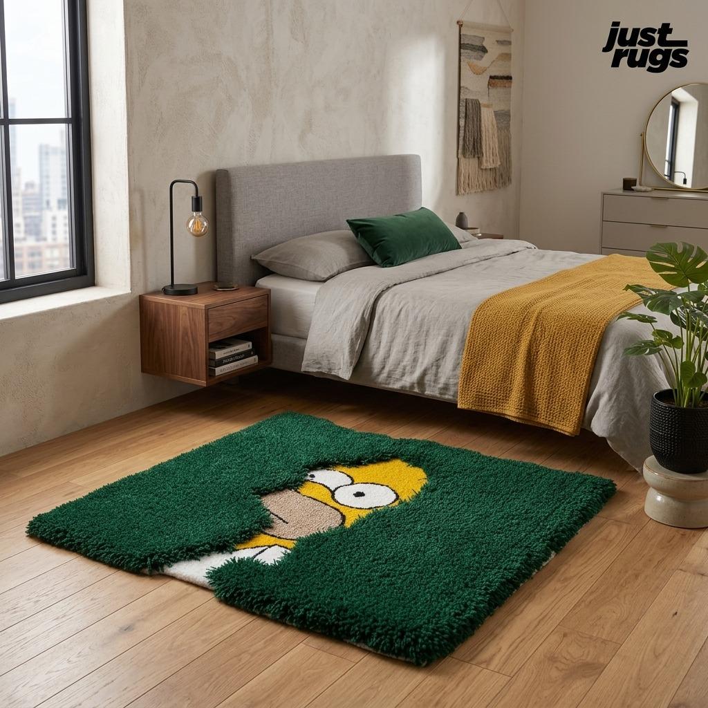Shaggy Simpsons Hand Tufted Rug