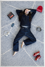 Larsen Modern Stripe Area Rug