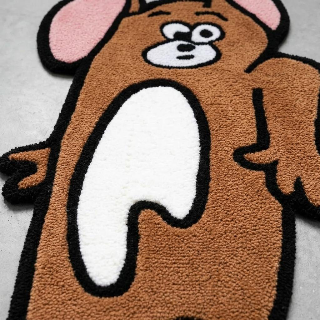 Crushed Mouse Hand-Tufted Custom Rug