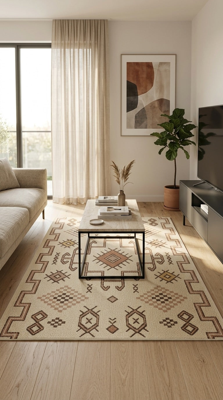 Felipe Southwestern Shag Area Rug