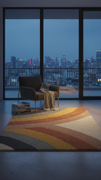 Eva Kids Rainbow Shag Area Rug