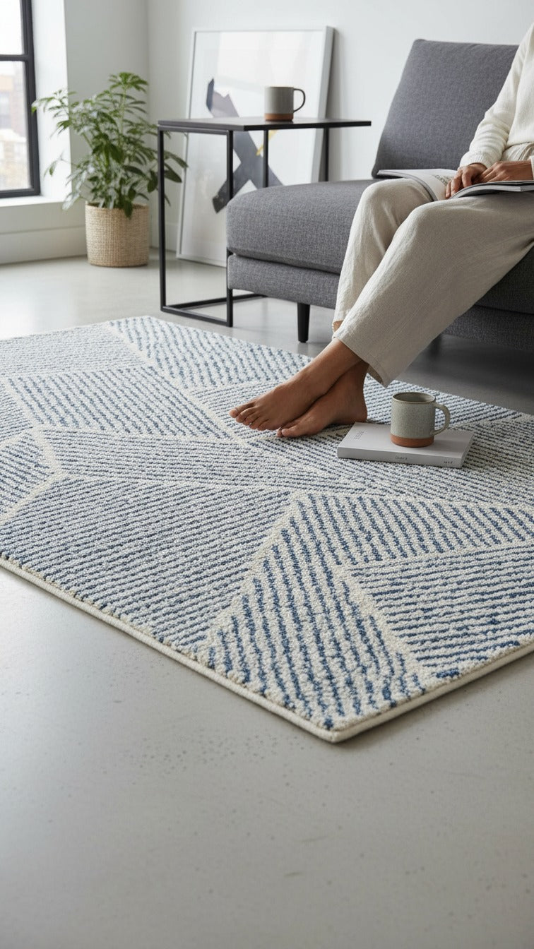 Larsen Modern Stripe Area Rug