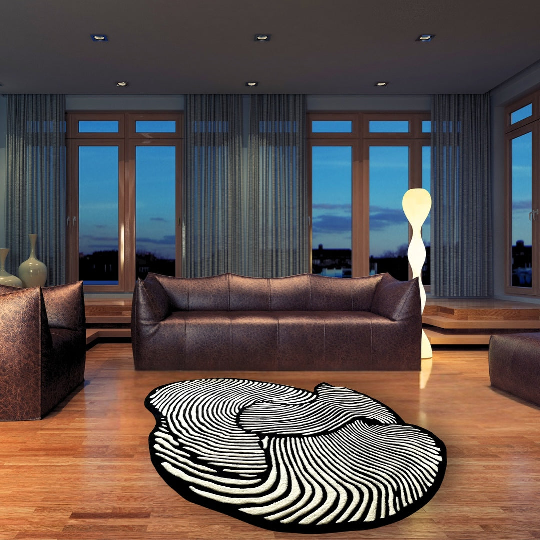 Celestial Drift Living Area Hand-Tufted Rug