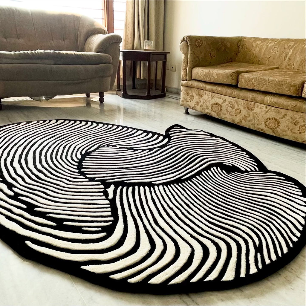 Celestial Drift Living Area Hand-Tufted Rug