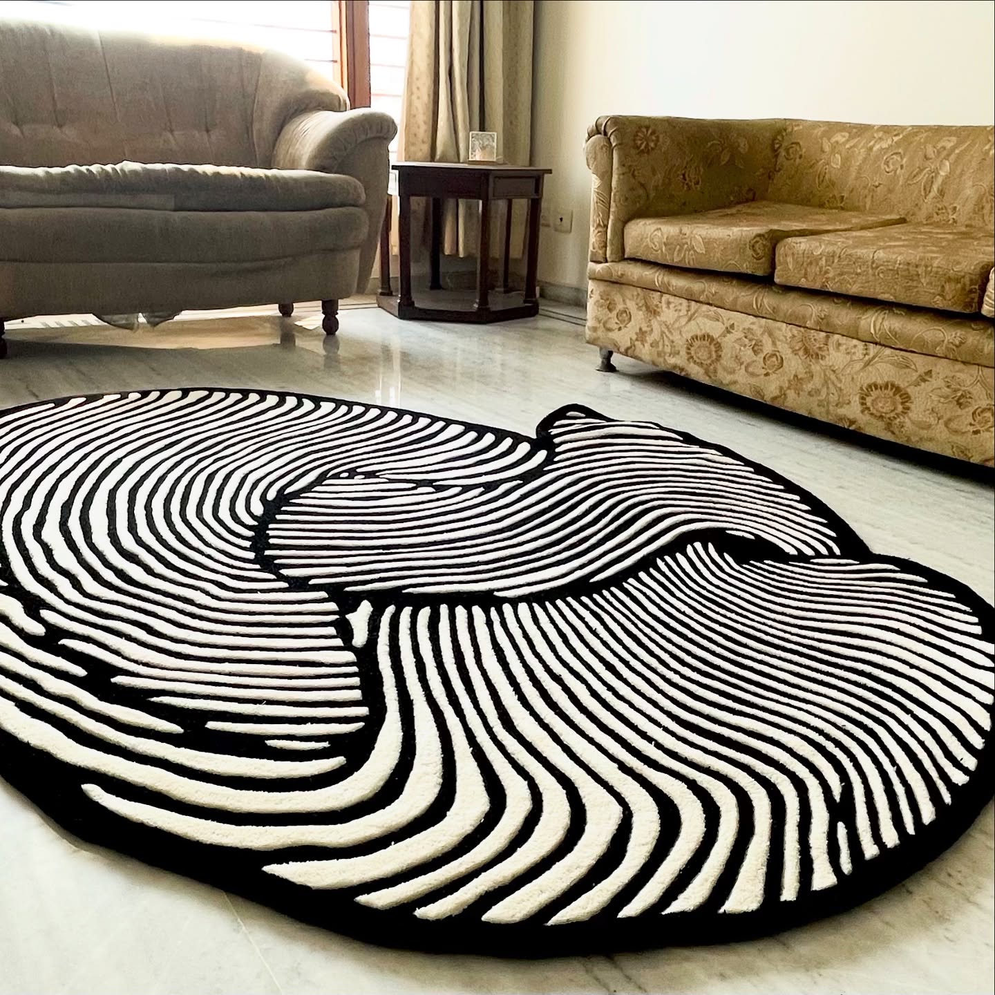 Celestial Drift Living Area Hand-Tufted Rug