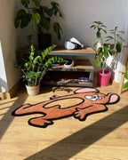 Crushed Mouse Hand-Tufted Custom Rug