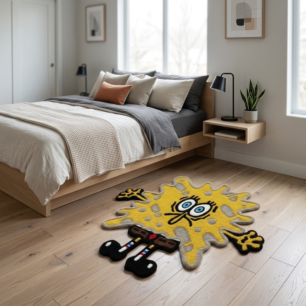 Spongey Rug Texture Hand-Tufted Fun Sponge Splatter Rug – Just Rugs