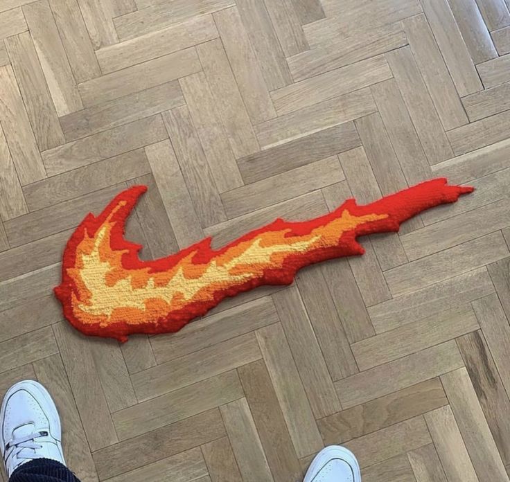 NIKE Fire Rug