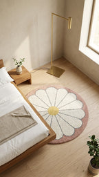 Lily Kids Flower Shag Area Rug