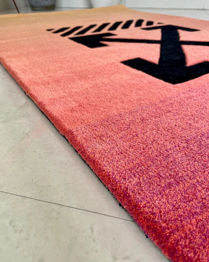 OFF WHITE GRADIENT RUG