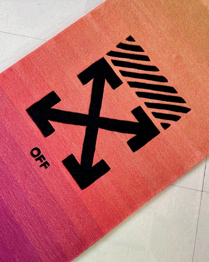 OFF WHITE GRADIENT RUG