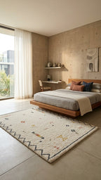 Eila Tribal Shag Area Rug