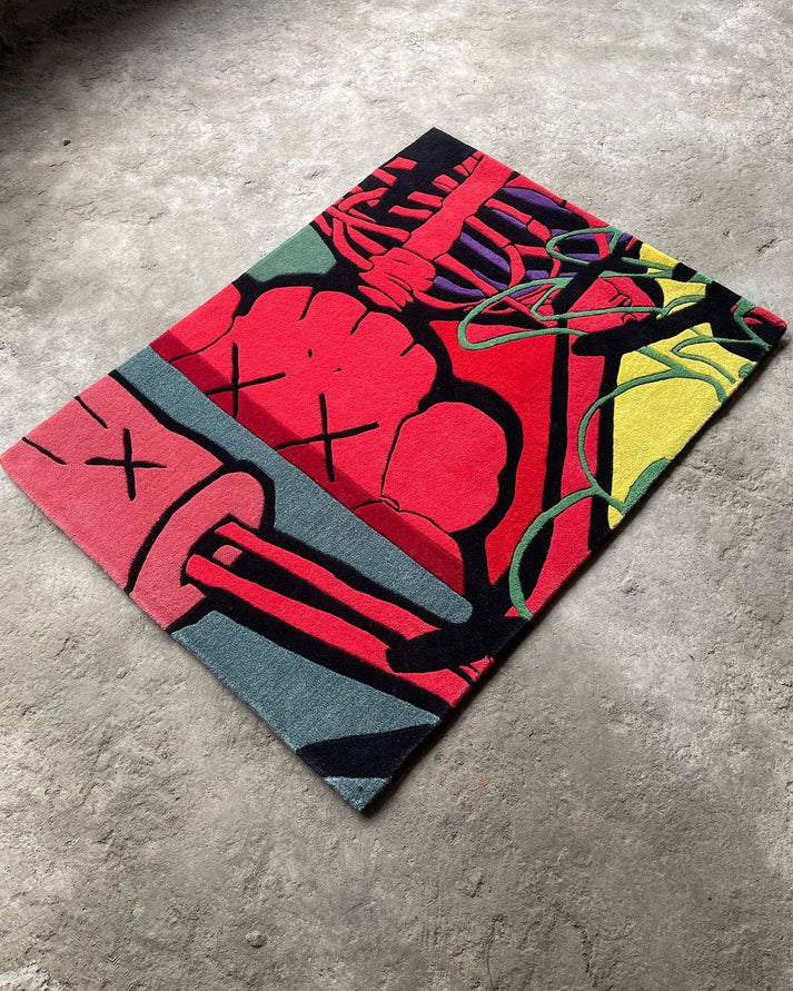 KAWS Art Rug