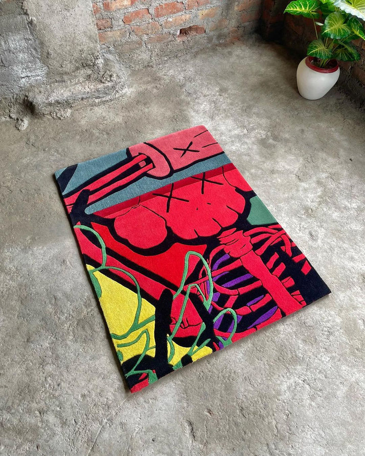 KAWS Art Rug