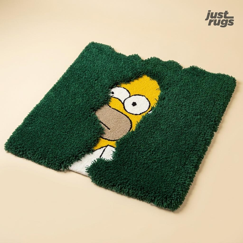 Shaggy Simpsons Hand Tufted Rug