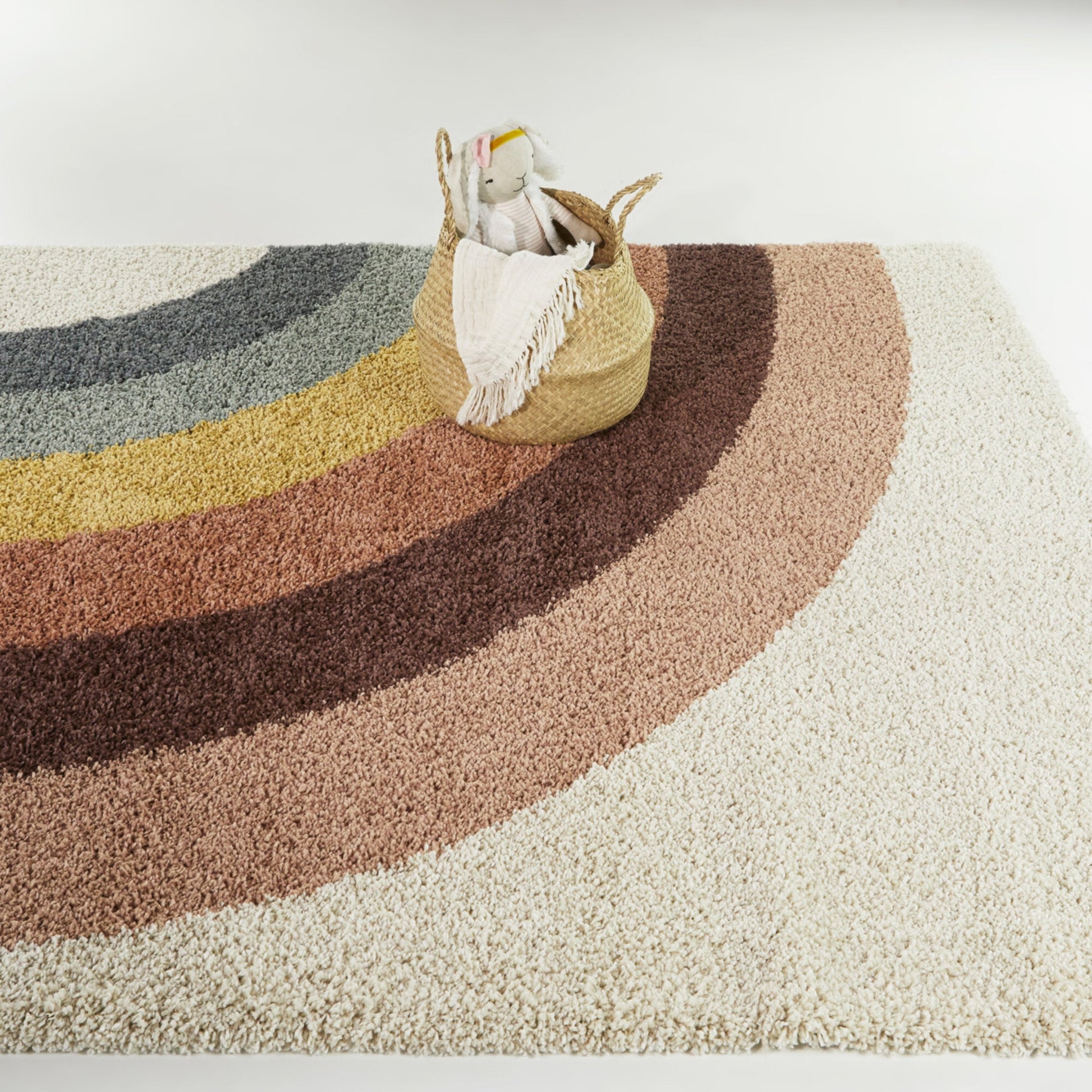 Amelia Kids Modern Rainbow Area Rug