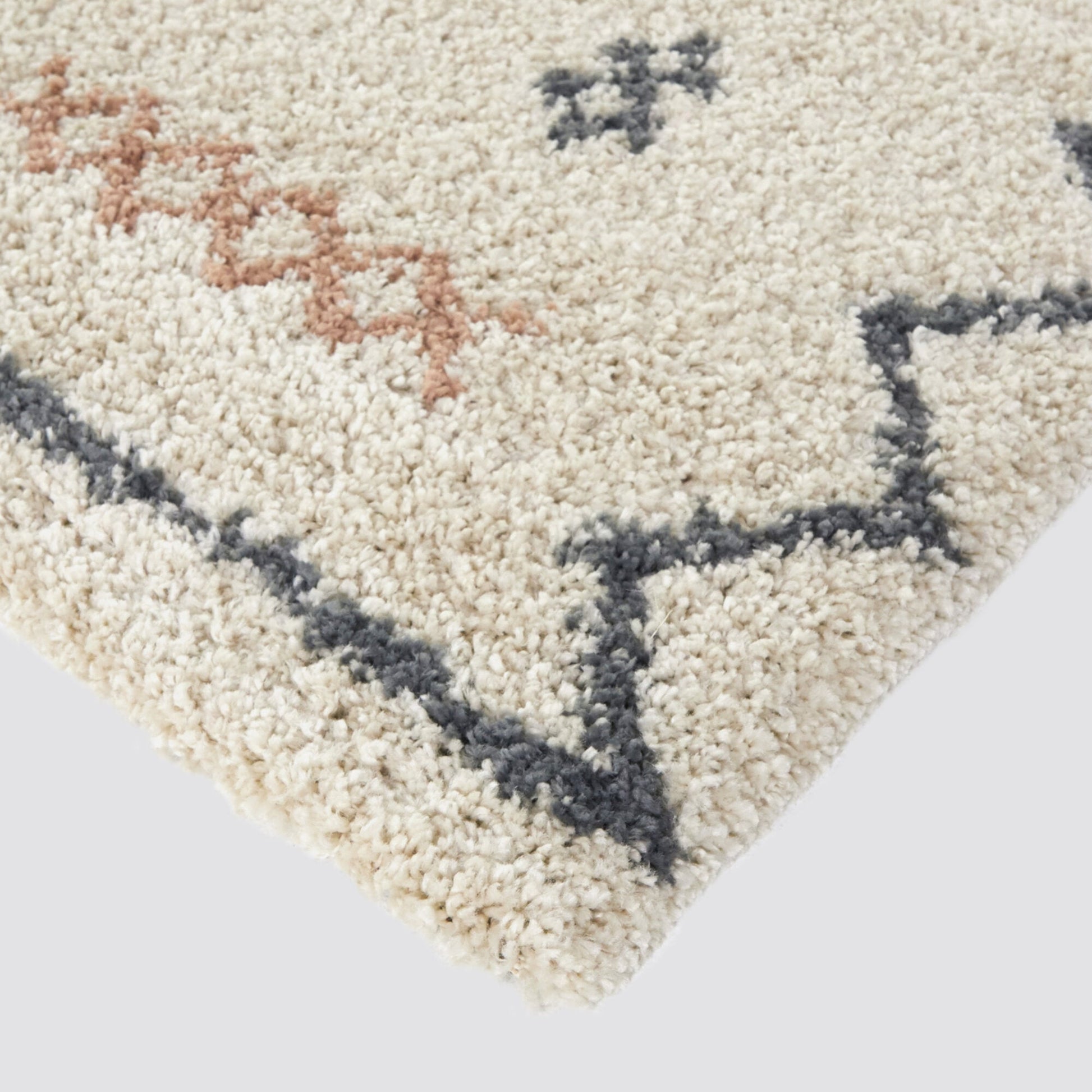 Eila Tribal Shag Area Rug