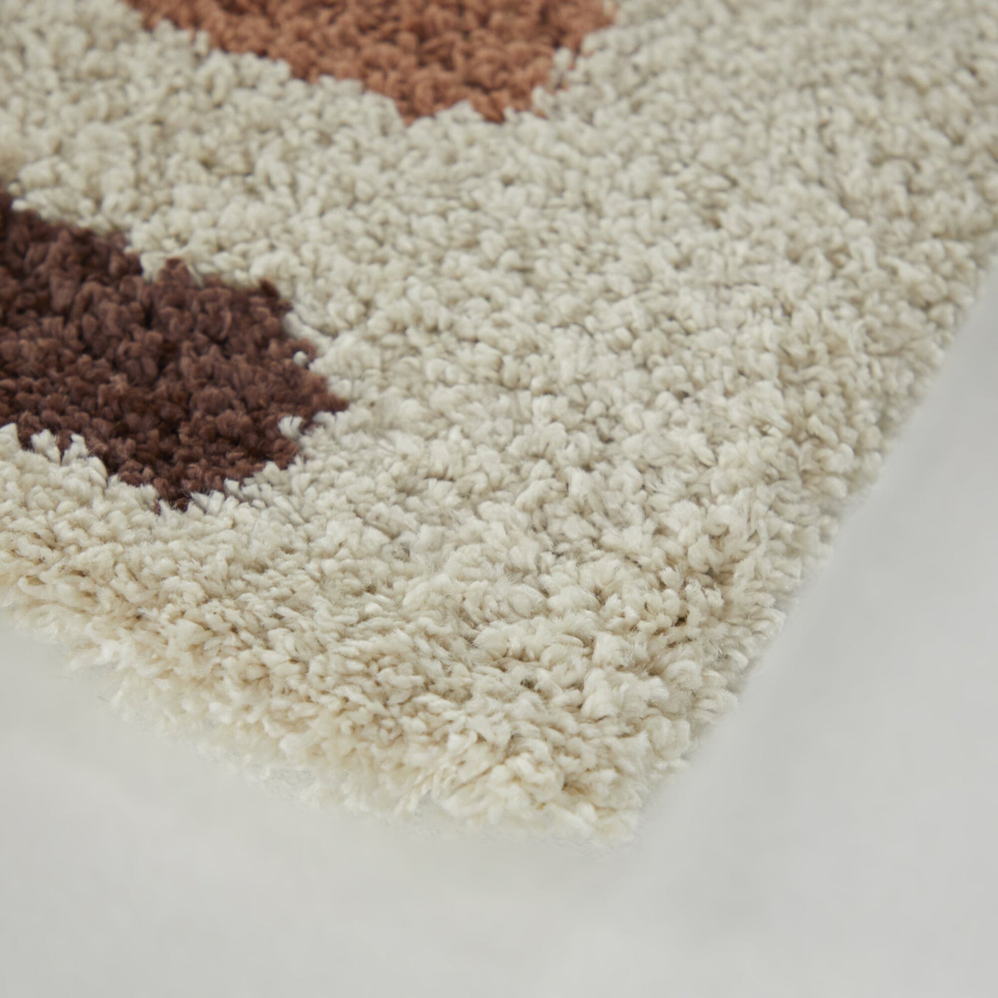 Anna Kids Rainbow Shag Area Rug