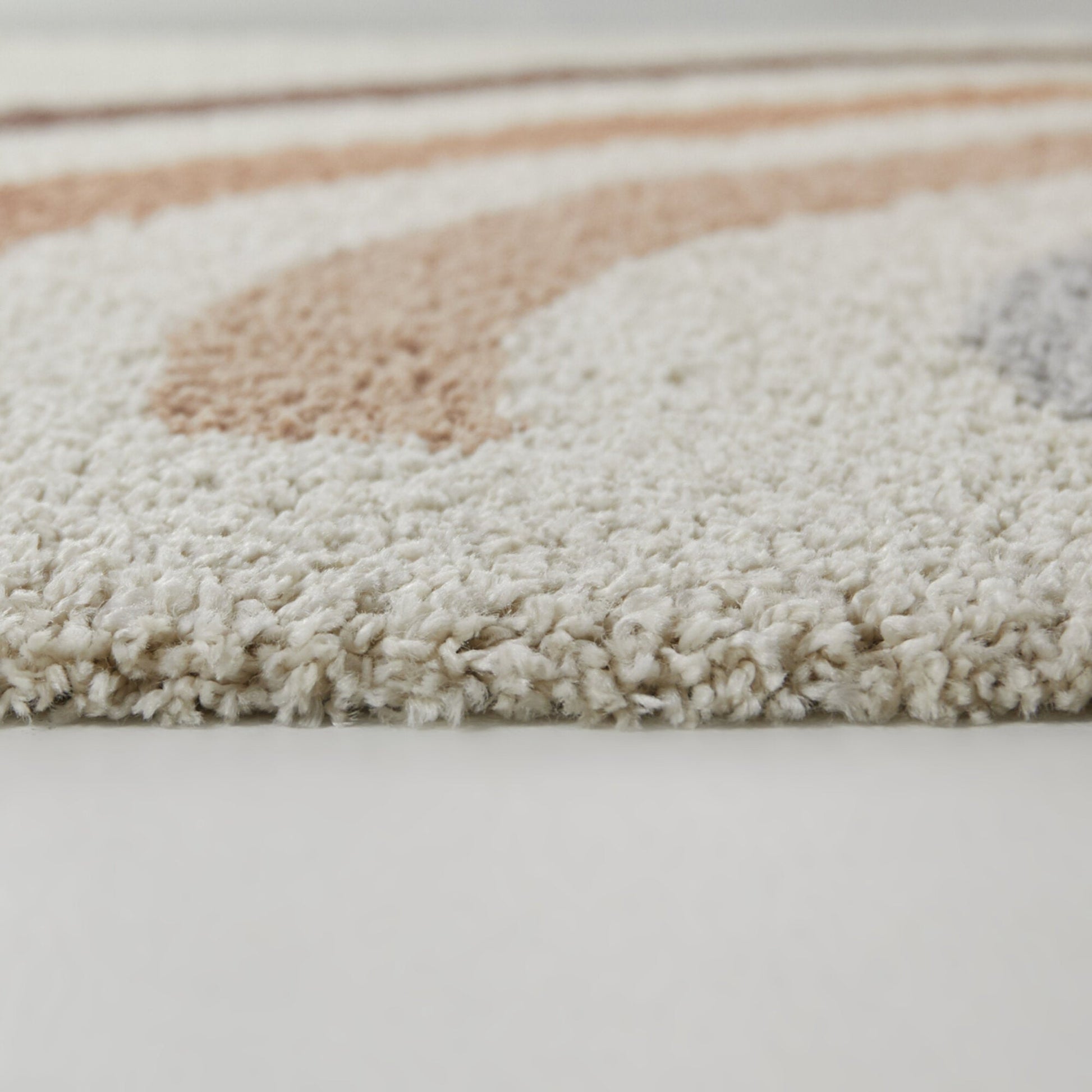 Anna Kids Rainbow Shag Area Rug