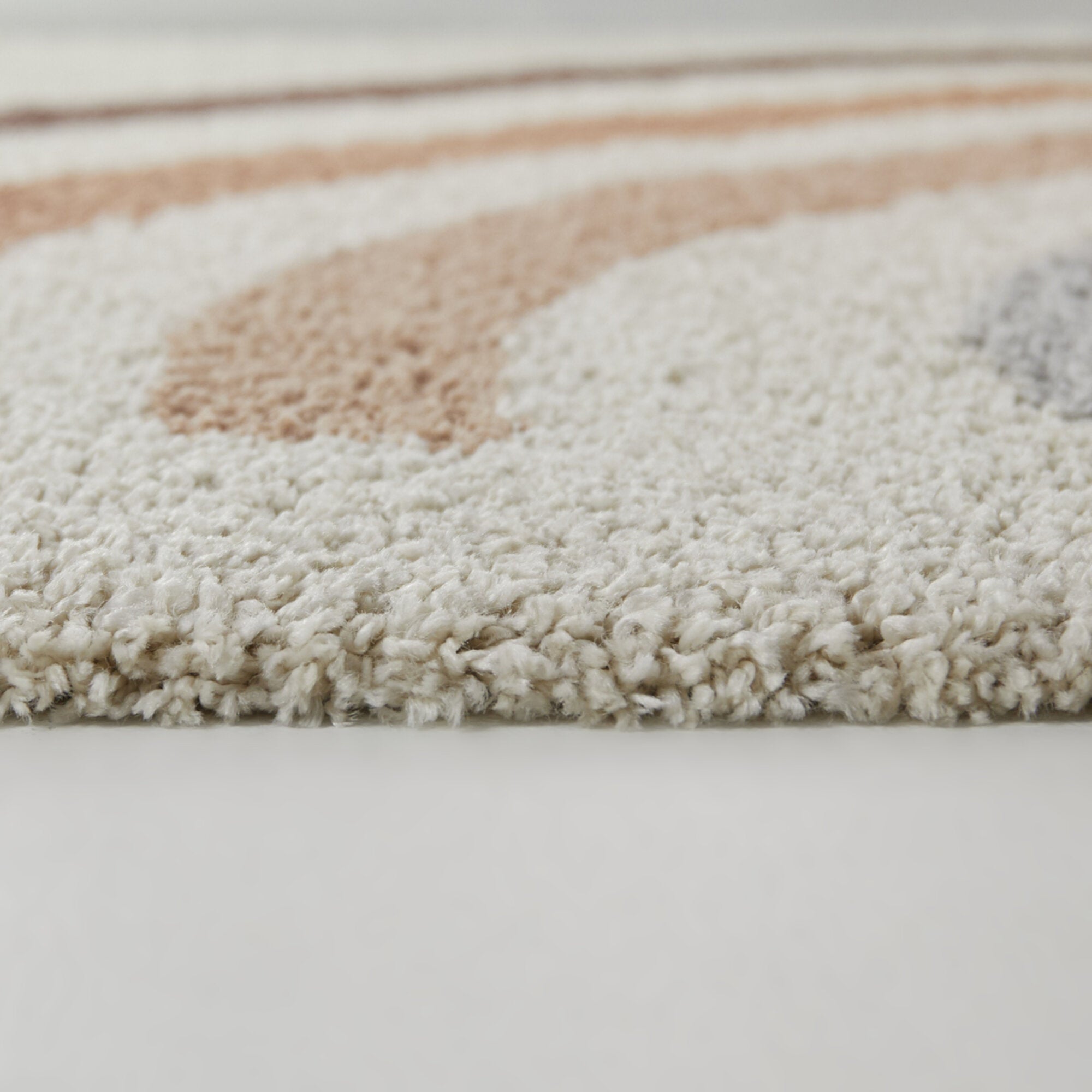 Anna Kids Rainbow Shag Area Rug