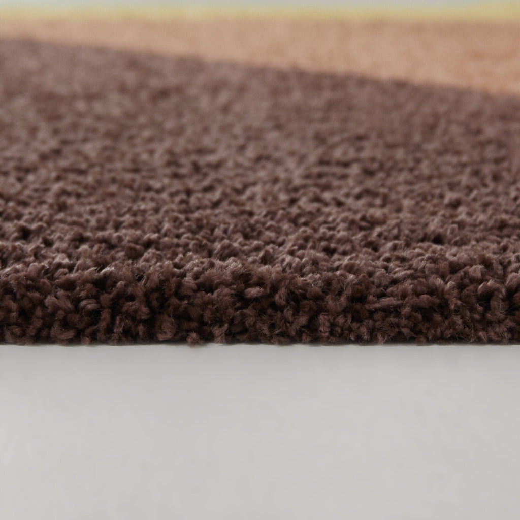 Jordan Modern Geometric Shag Area Rug