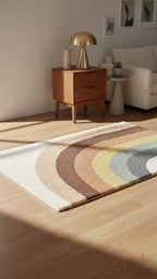 Amelia Kids Modern Rainbow Area Rug