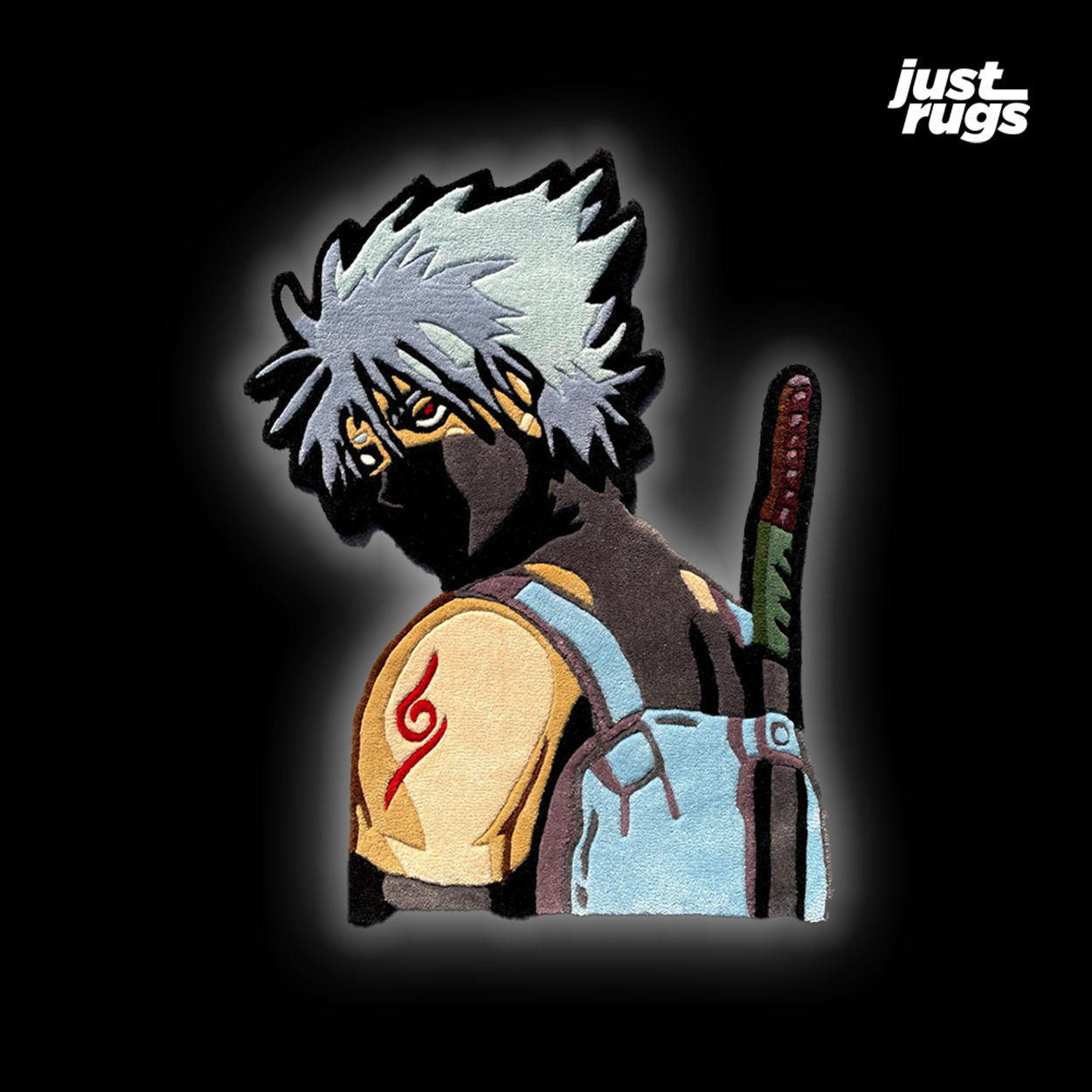 Anbu Kakashi Hand-Tufted Rug