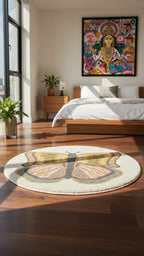 Sofia Kids Butterfly Shag Area Rug