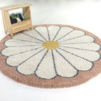 Lily Kids Flower Shag Area Rug