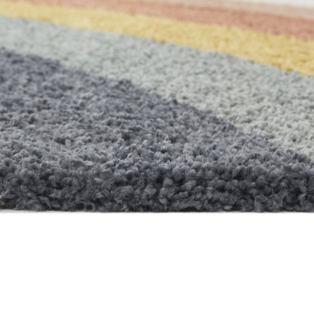 Eva Kids Rainbow Shag Area Rug