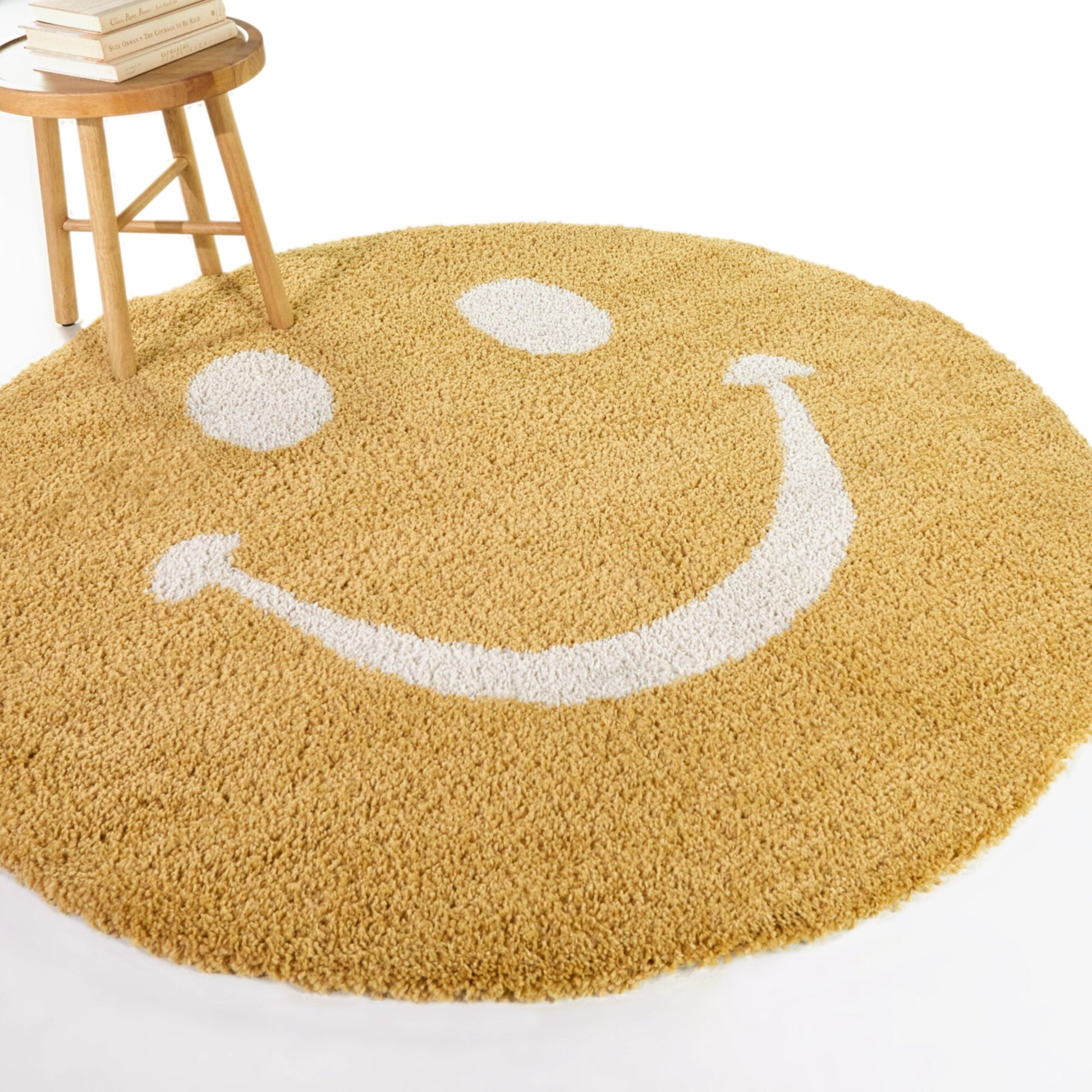 Smiley Kids Smiling Shag Area Rug