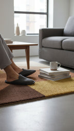 Jordan Modern Geometric Shag Area Rug