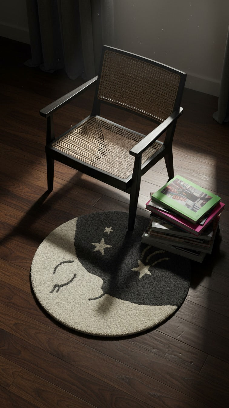 Moonlight Kids Moon Shag Area Rug