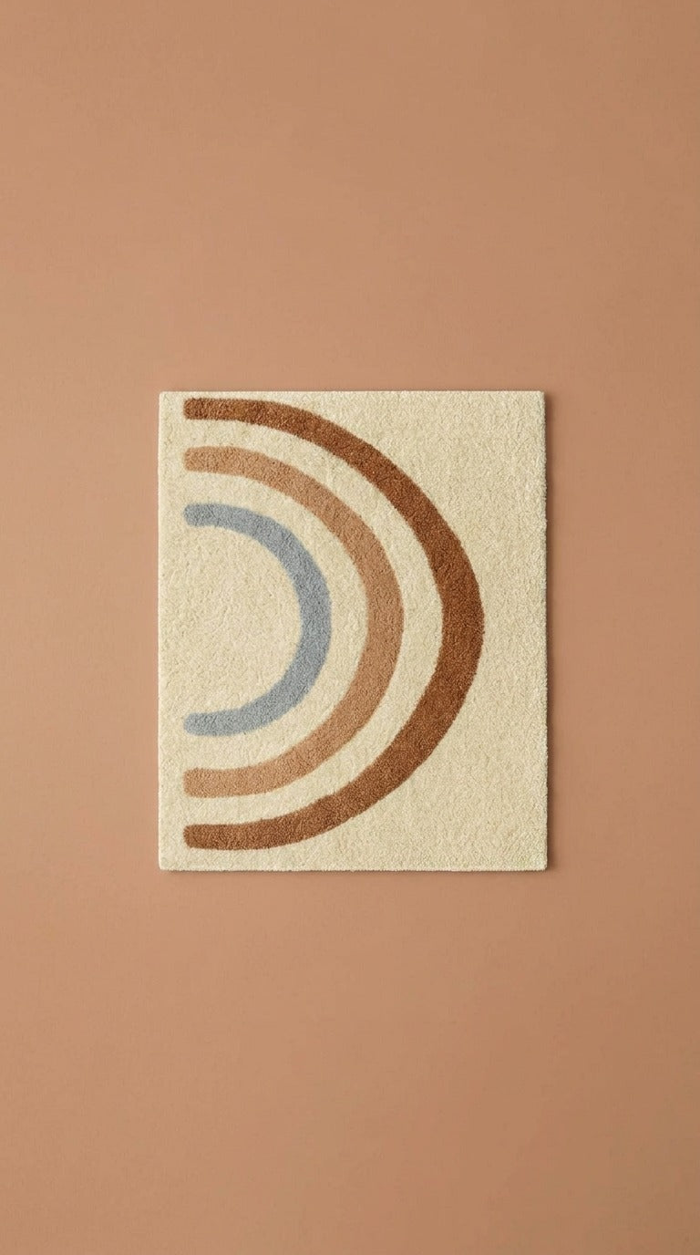 Anna Kids Rainbow Shag Area Rug