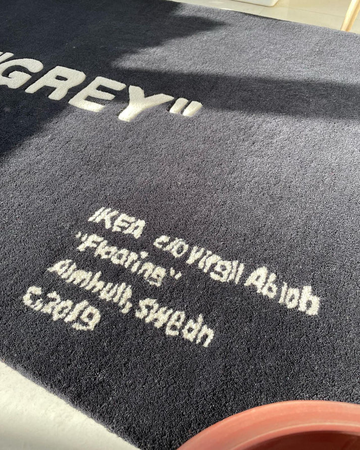 "GREY" Rug