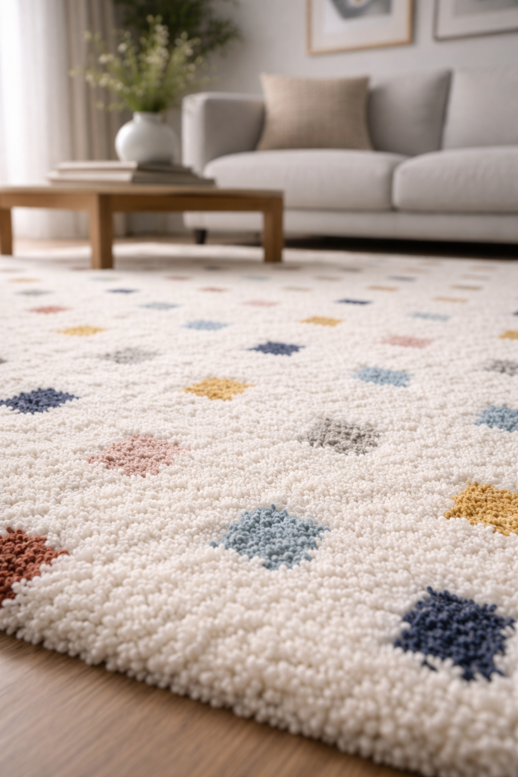 Diamond Shag Hudson Rug