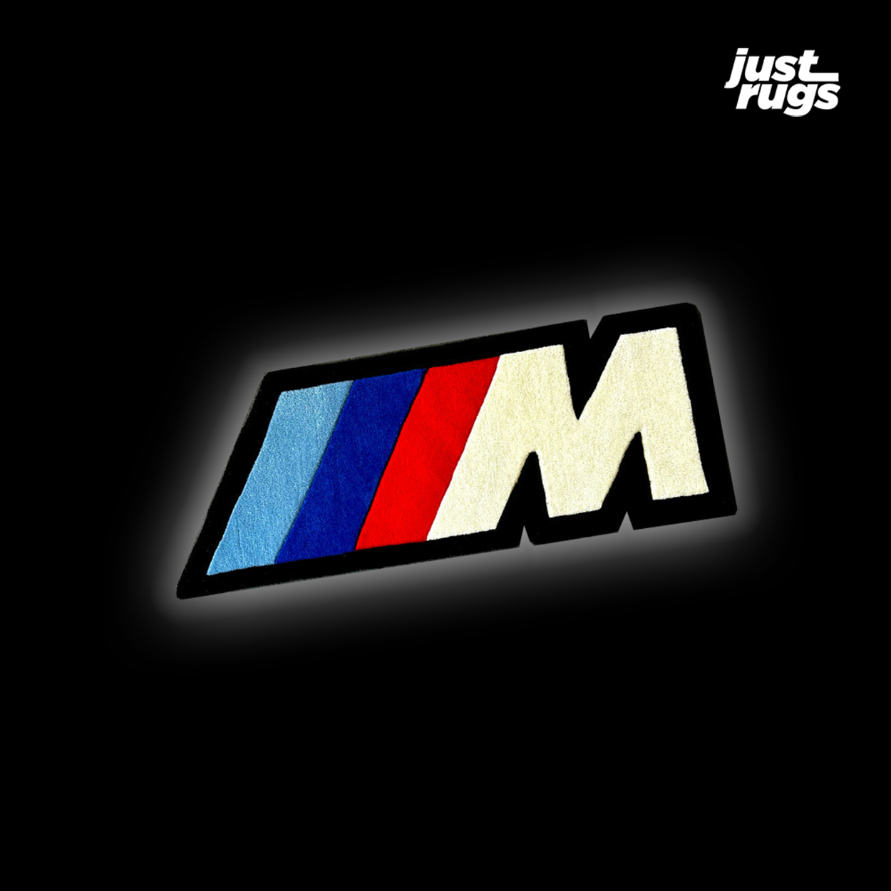 BMW M Logo Hand-Tufted Rug